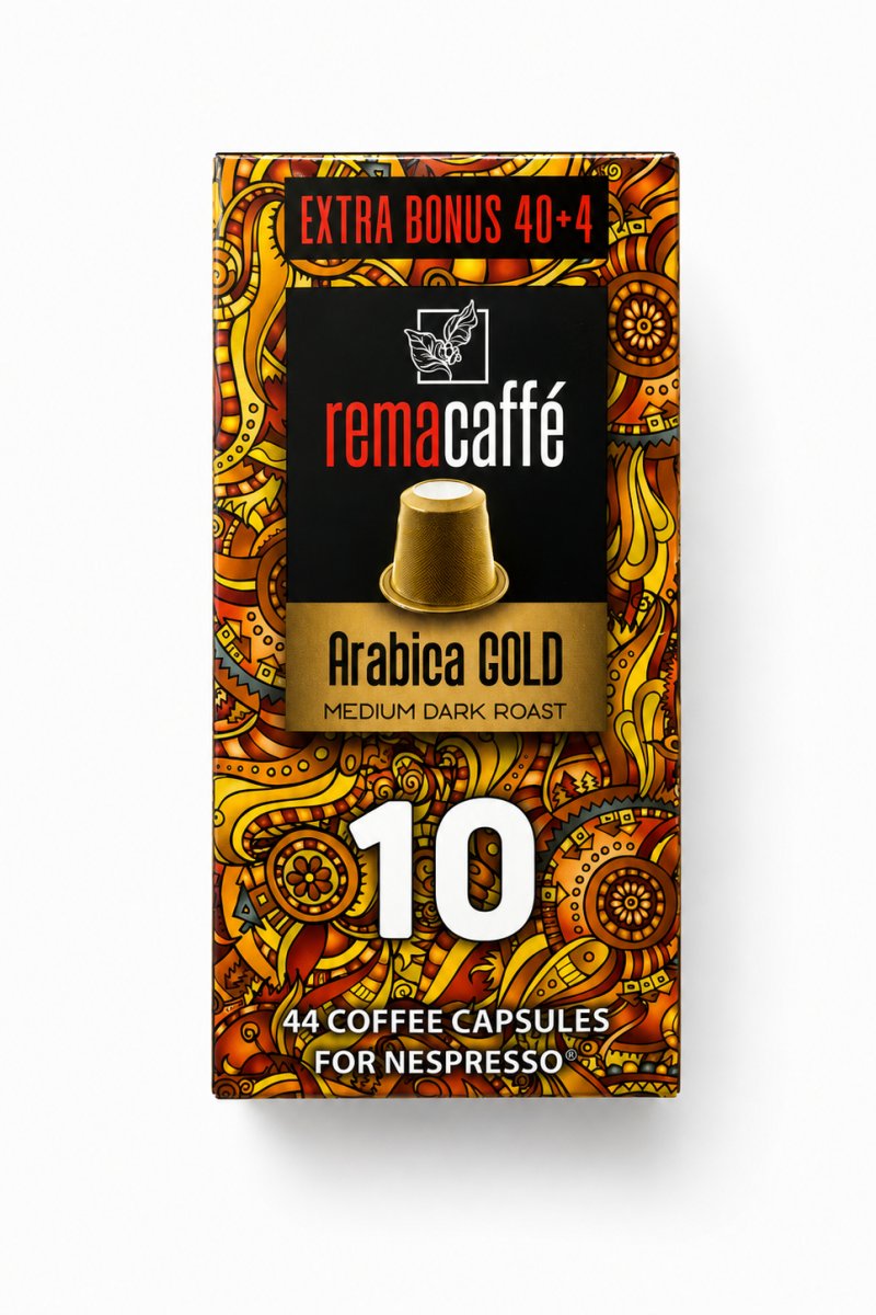 Капсули Nespresso Rema Caffè Arabica Gold 44 бр.