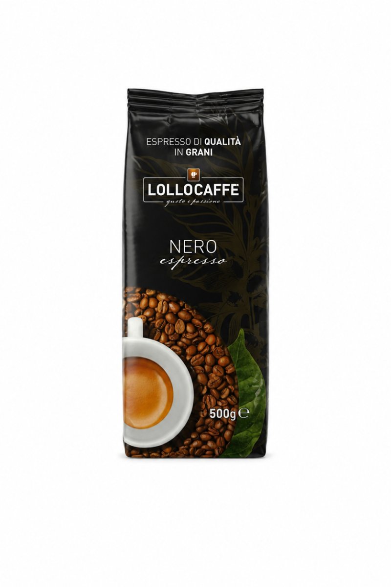 Кафе на зърна Lollo caffe Nero 0.500кг.